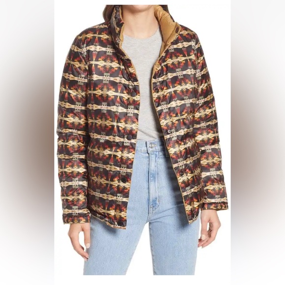 Pendleton Women's Bitterroot Reversible Duck Down Jacket Women's Size S - Picture 11 of 12